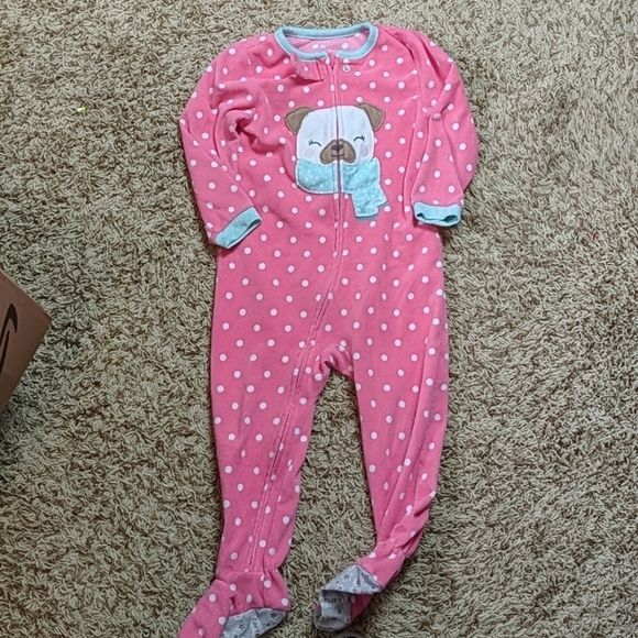 Carter's Fleece Puppy Sleeper 3T - Picture 2 of 7